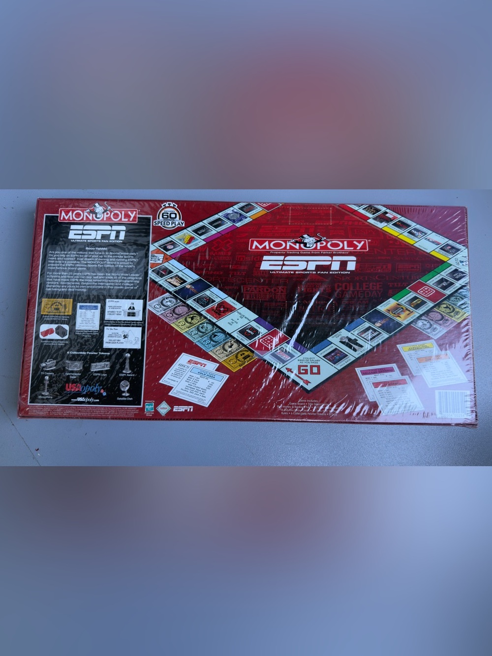 Monopoly ESPN Ultimate Sports Fan Edition Board Game Sealed New Vintage New